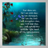 Isaiah 41:10 poster (Vorne)