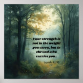 Isaiah 41:10 poster (Vorne)