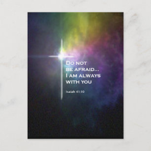 Isaiah 41:10 postkarte