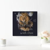 ISAIAH 41:10 QUADRATISCHE WANDUHR (Zuhause)