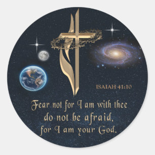 ISAIAH 41:10 RUNDER AUFKLEBER