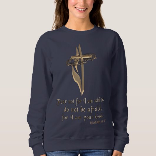 Isaiah 41:10 sweatshirt (Vorderseite)