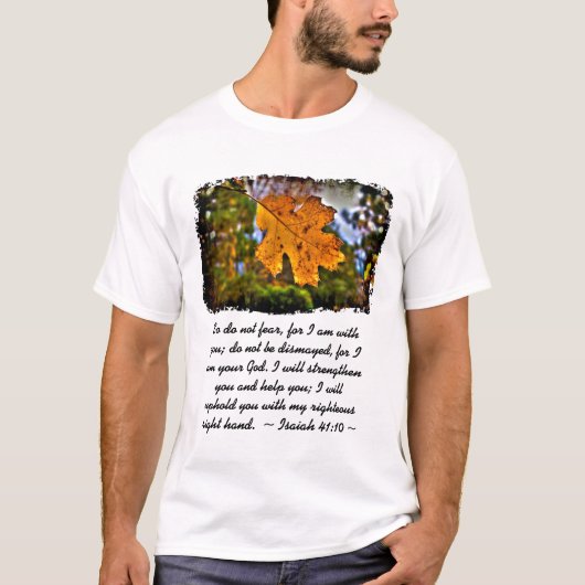 Isaiah 41:10 T-Shirt (Vorderseite)