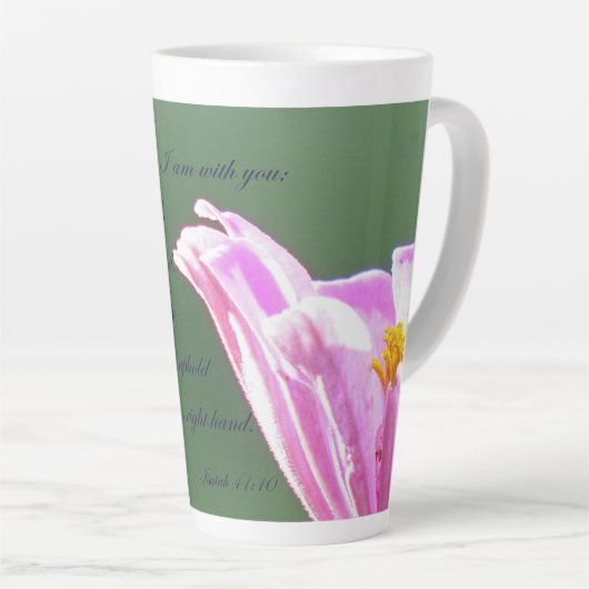 Isaiah 41:10 Tasse (Rechte Ecke)