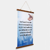 Isaiah 41:10 wandteppich mit holzrahmen (Gewinkelt)