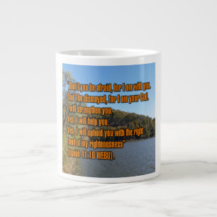 Isaiah 41:10 WEBU-Tasse Jumbo-Tasse