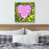 ISAIAH 41:10 WILDBLUME FOTO DESIGN LEINWANDDRUCK (Insitu (Schlafzimmer))