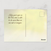 Isaiah 41:13 Ich halte dich an deiner rechten Hand Postkarte (Rückseite)