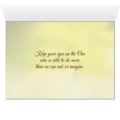 Isaiah 41:13 Ich halte dich an der rechten Hand — (Innenansicht Horizontal (Unten))