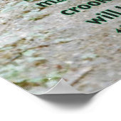 Isaiah 42:16 Wilderness-Pfad Poster (Ecke)