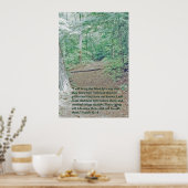 Isaiah 42:16 Wilderness-Pfad Poster (Küche)