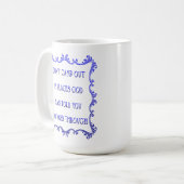 Isaiah 43:18 - 15 oz. Mug Kaffeetasse (Vorderseite Links)
