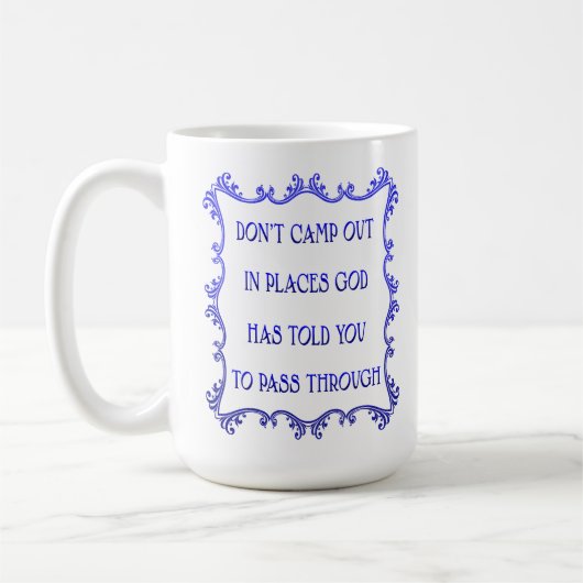 Isaiah 43:18 - 15 oz. Mug Kaffeetasse (Links)