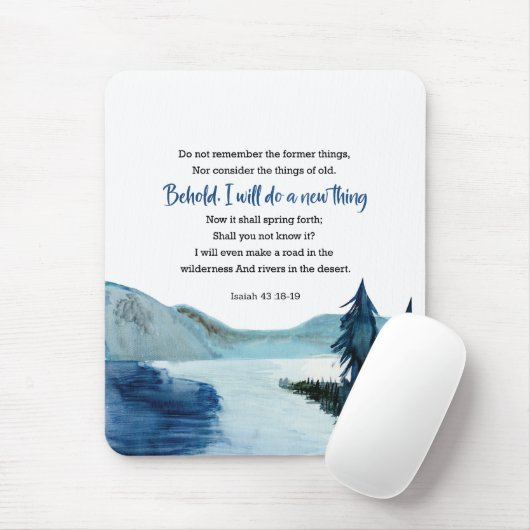 Isaiah 43:18-19 mousepad (Mit Mouse)