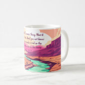 Isaiah 43:19 Kaffeetasse Fluss Wüste (VorderseiteRechts)