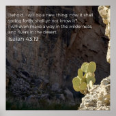 Isaiah 43:19 KJV Wall Art – Scripture Poster (Vorne)