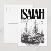 Isaiah 43:19 Make a Way Postcard Postkarte (Vorne/Hinten)