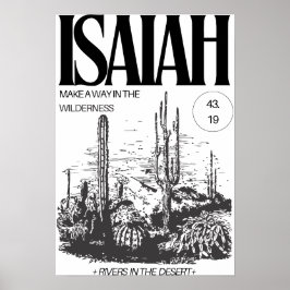 Isaiah 43:19 Make a Way Poster