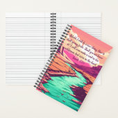 Isaiah 43:19 Notebook River Desert  Notizblock (Innen)