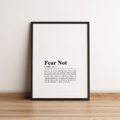 Isaiah 43:1-3 Angst nicht Poster