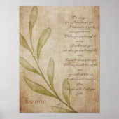 Isaiah 43:1-3 Bible Verse Wall Art Printable Scrip Poster (Vorne)