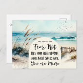 Isaiah 43:1 Angst nicht, dass ich euch erlöst habe Postkarte (Vorne/Hinten)