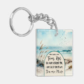 Isaiah 43:1 Angst nicht, dass ich euch erlöst habe Schlüsselanhänger (Vorderseite links)