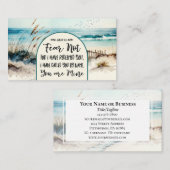 Isaiah 43:1 Angst nicht, dass ich euch erlöst habe Visitenkarte (Vorne/Hinten)