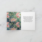 Isaiah 43:1 Angst nicht, weil ich deine Bibel erlö Karte (Innenseite)