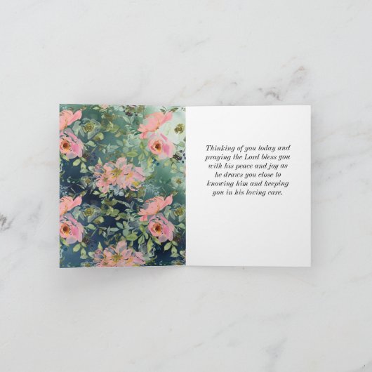 Isaiah 43:1 Angst nicht, weil ich deine Bibel erlö Karte (Innenseite)