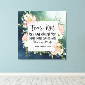 Isaiah 43:1 Angst nicht, weil ich deine Bibel erlö Leinwanddruck (Insitu (Holzboden))