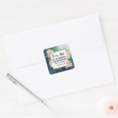 Isaiah 43:1 Angst nicht, weil ich deine Bibel erlö Quadratischer Aufkleber (Umschlag)