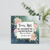 Isaiah 43:1 Fear Not Bible Verse Christlich Card (Stehend Vorderseite)