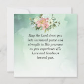 Isaiah 43:1 Fear Not Bible Verse Christlich Card (Rückseite)