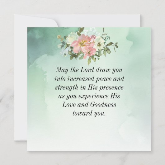 Isaiah 43:1 Fear Not Bible Verse Christlich Card (Rückseite)