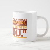 Isaiah 43:2 Jumbo-Tasse (Rechts)