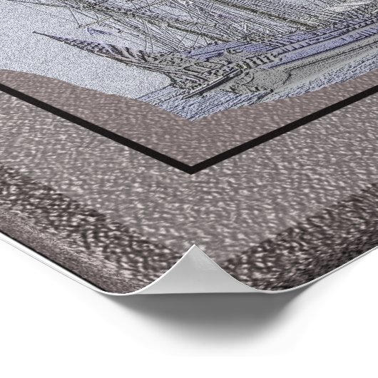 Isaiah 43:2 — Kunstdruck Poster (Ecke)