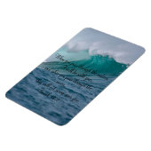 Isaiah 43:2 wenn du durch die Gewässer kommst Magnet (Linke Seite)