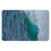 Isaiah 43:2 wenn du durch die Gewässer kommst Magnet (Horizontal)