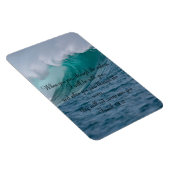 Isaiah 43:2 wenn du durch die Gewässer kommst Magnet (Rechte Seite)