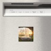 Isaiah 43:2 Wenn du durch die Tiefsee-Bibel gehst Magnet (In Situ (Geschirrspüler))