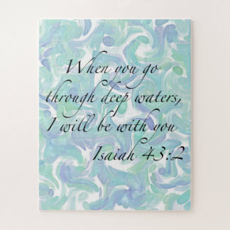 Isaiah 43:2 Wenn du gehst... Jigsaw Puzzle