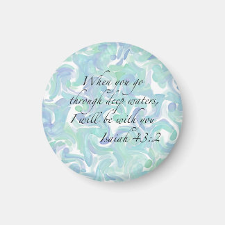Isaiah 43:2 Wenn du gehst...Magnet Magnet