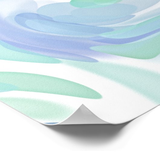 Isaiah 43:2 Wenn du gehst... Poster (Ecke)