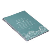 Isaiah 43:2 Wenn Sie durch das Wasser gehen Notizblock (Rechte Seite)