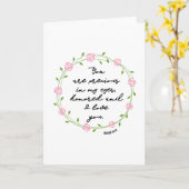 Isaiah 43:4 Wertvoll im Kranz meines Wahren Bibelv Karte (Gelbe Blume)