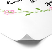 Isaiah 43:4 Wertvoll im Kranz meines Wahren Bibelv Poster (Ecke)