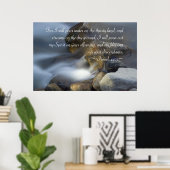 Isaiah 44:3 Poster (Heimbüro)