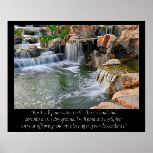 ISAIAH 44:3 Poster (Vorne)