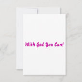 Isaiah 44:6 KJV Bible Verse Pic Flat Grußkarte Karte (Rückseite)